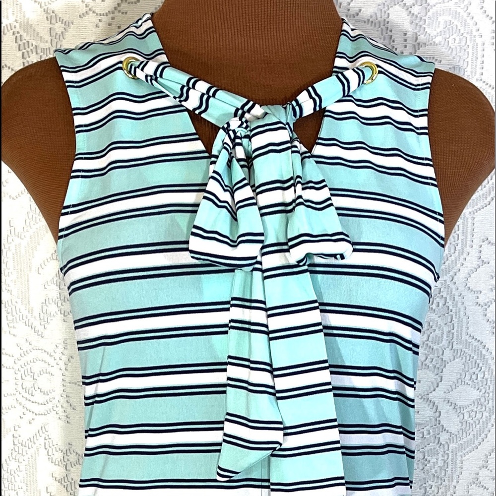 New With Tag The Limited Tops Size Extra Small Stripes Blue Black White
